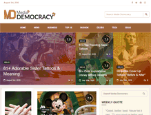 Tablet Screenshot of media-democracy.net